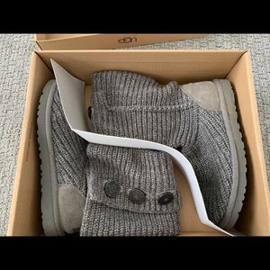 UGG Classic Cardy Button Detailed Knit Boots